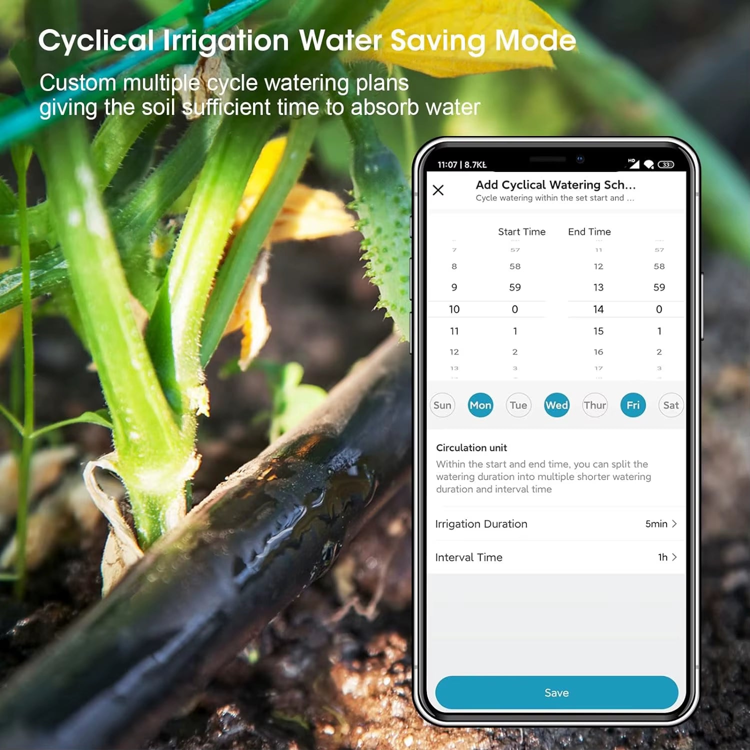 Water Timer with Gateway Dual Hose Automatic Garden Irrigation Watering System Remote Sprinkler Programmer Support Alexa